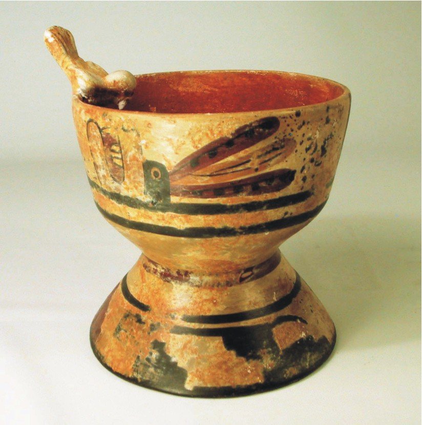 Cultura Muisca   TAZON CON PAJARO MUISCA / MUISCA BIRD CUP

