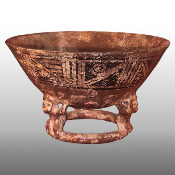 Cultura Nariño CUENCO / ATLANTEAN SUPPORT BOWL