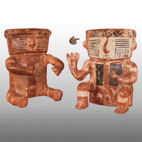 Cultura Quimbaya RETABLO / QUIMBAYA SEATED RETABLE