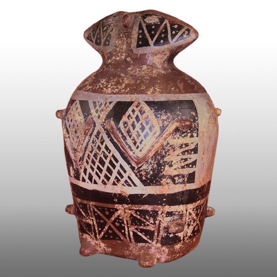 Cultura Quimbaya CANTARO / HAMMER HEAD WATER JAR