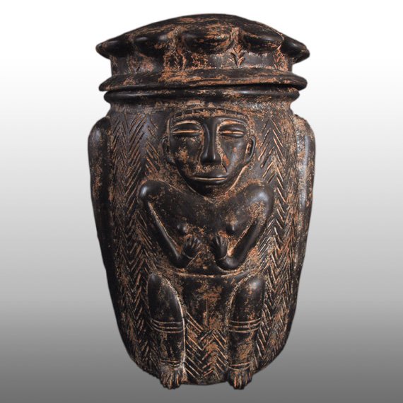 Cultura Quimbaya  CANTARO CON TAPA / WATER JAR WITH LID