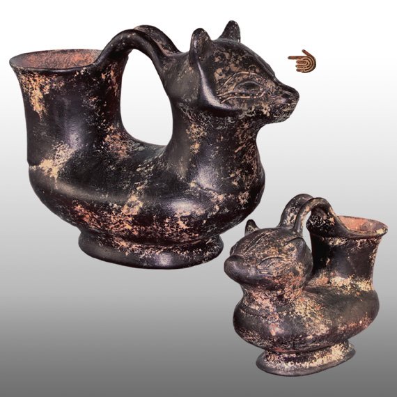 Cultura Tayrona  CANTARO ZORRA / TAIRONA FOX WATER JAR (L)
