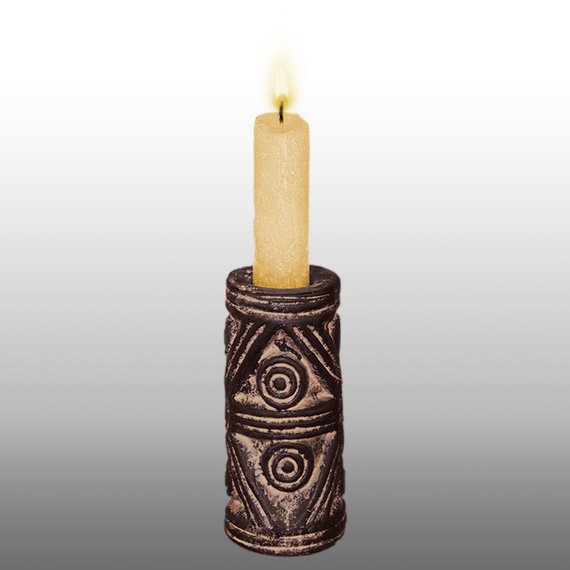 Cultura Tayrona  CANDELABRO / TAIRONA ROLLER SEAL CHANDELIER
