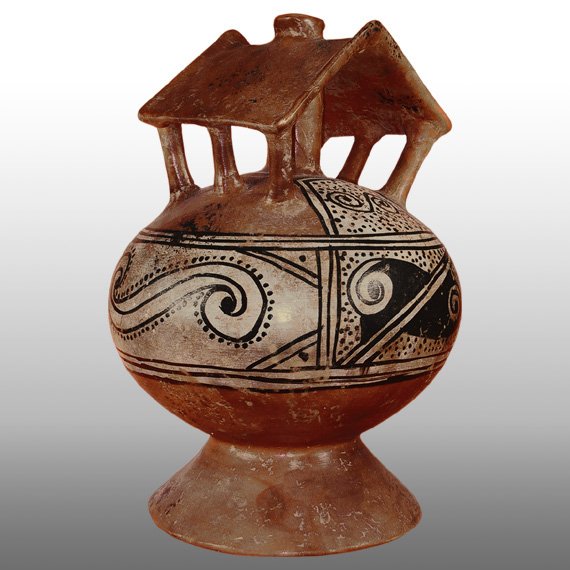 Cultura Tolima  CANTARO / TOLIMA WATER JAR WITH HOUSE
