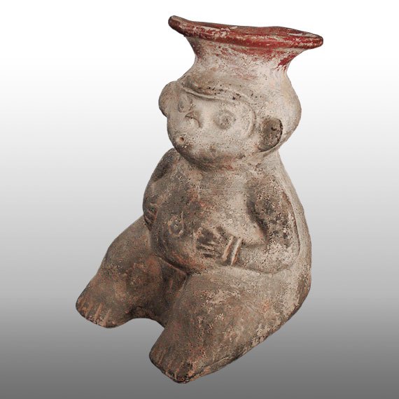 Cultura Tumaco VASO / TUMACO MONKEY VESSEL)
