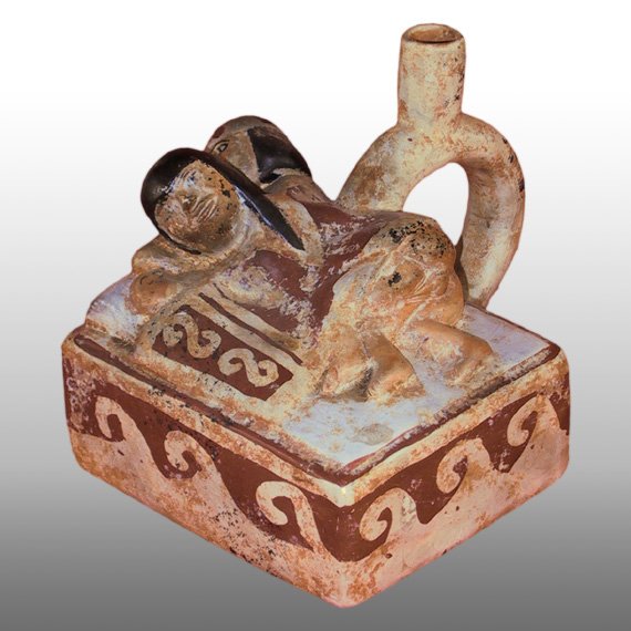 Otras Culturas  ALCARRAZA / COUPLE WITH BABY JUG
 