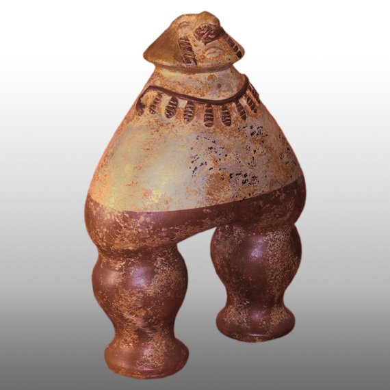 Otras Culturas  POPORO / CORINTO ANTHROPOMORPHIC WATER JAR
