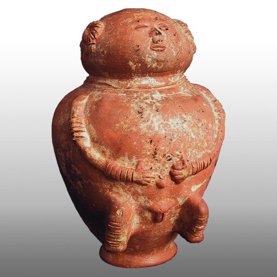 Otras Culturas  CANTARO CON TAPA / CHIMILA WATER JAR WITH LID
