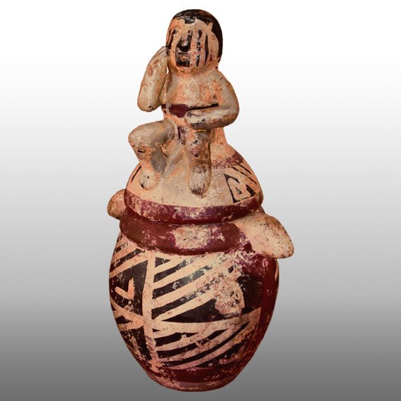 Otras Culturas  CANTARO CON TAPA / NARIÑO WATER JAR WITH LID
