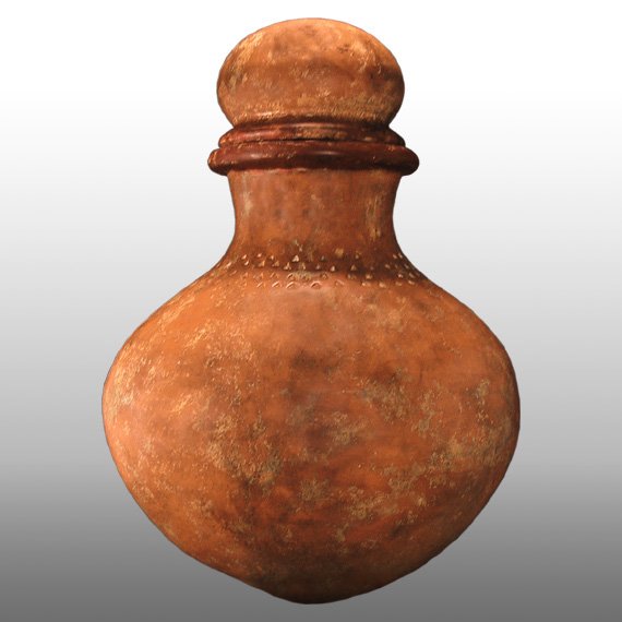 Otras Culturas  CANTARO CON TAPA / CALIMA GLOBULAR WATER JAR WITH LID
 